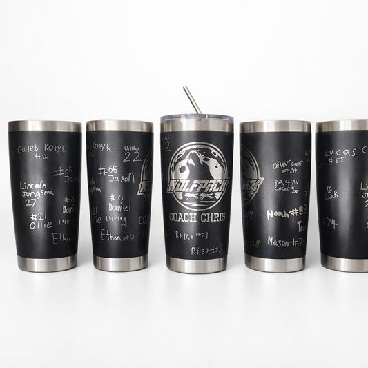 Thank you Coach Engraved Tumbler, Thank you Manager, Signed, Signature cup, engraved rambler, coach gifts, kids player signatures, custom