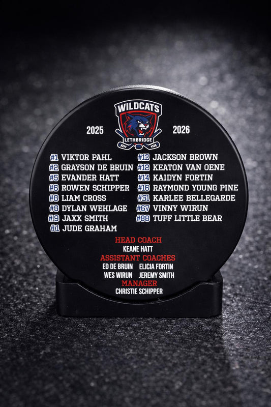 Custom UV-Printed Hockey Puck | Personalized Team Gift & Keepsake | Pucks Canada
