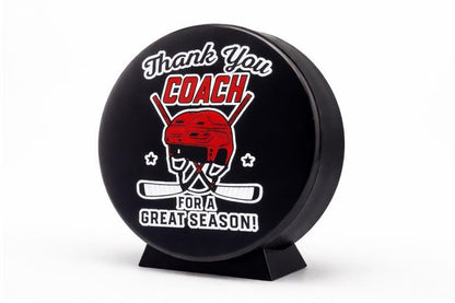 Thank you Coach, Hockey Coach Gift, Coach Gift, Engraved Puck, Coach Thank you. Hockey Puck, Hockey Puck Engraved, Hockey Coach Thank you
