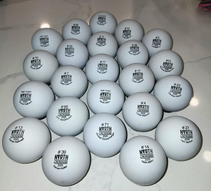 Custom Engraved Lacrosse Ball | Paint Filled | MVP & Team Gift | Pucks Canada
