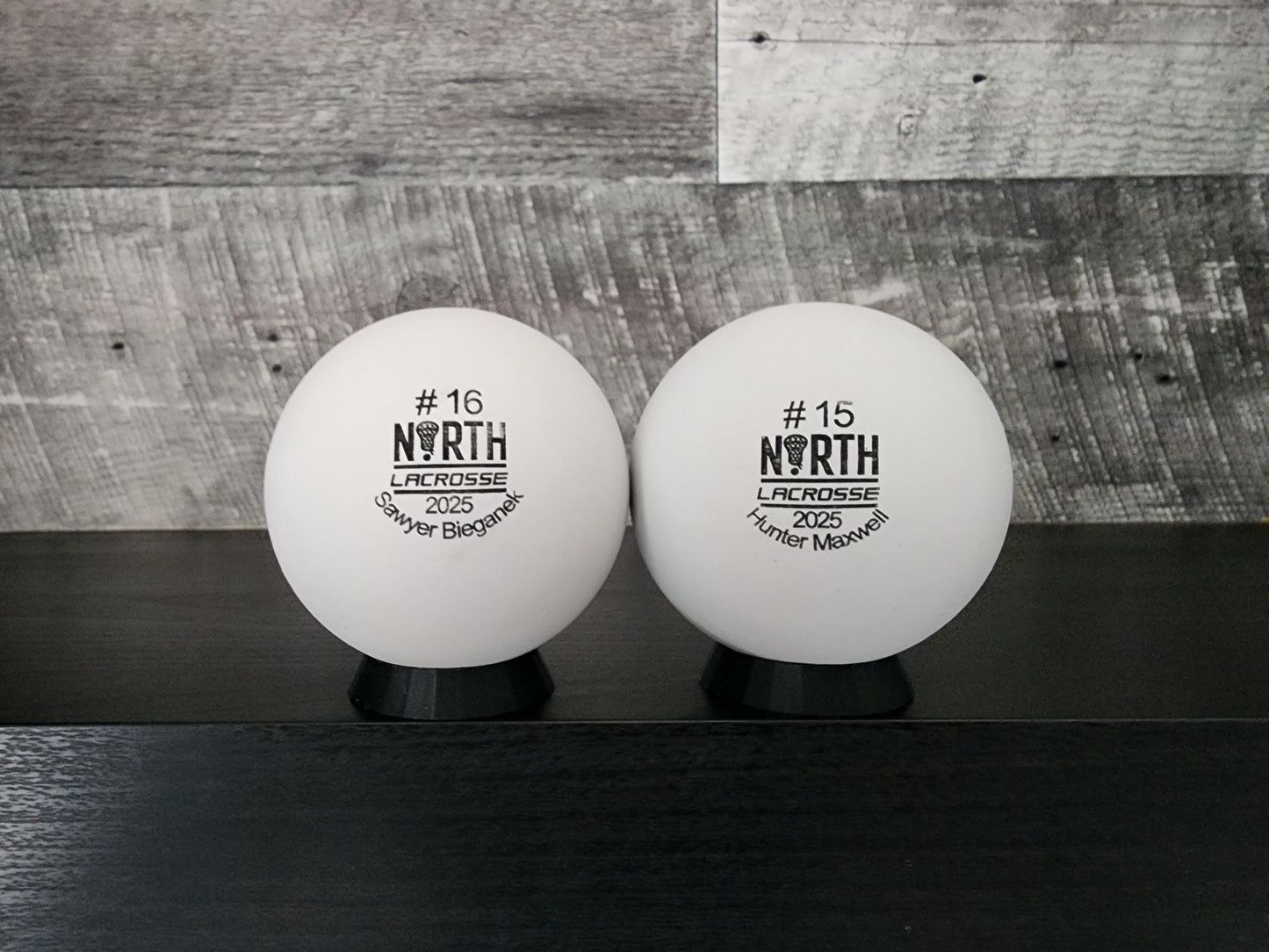 Custom Engraved Lacrosse Ball | Paint Filled | MVP & Team Gift | Pucks Canada