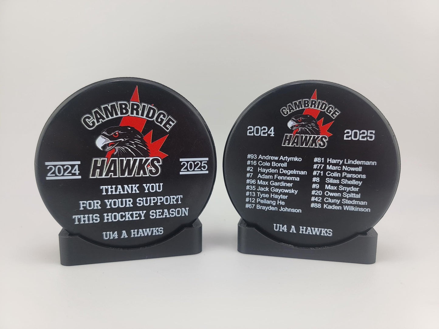 Custom UV-Printed Hockey Puck | Personalized Team Gift & Keepsake | Pucks Canada
