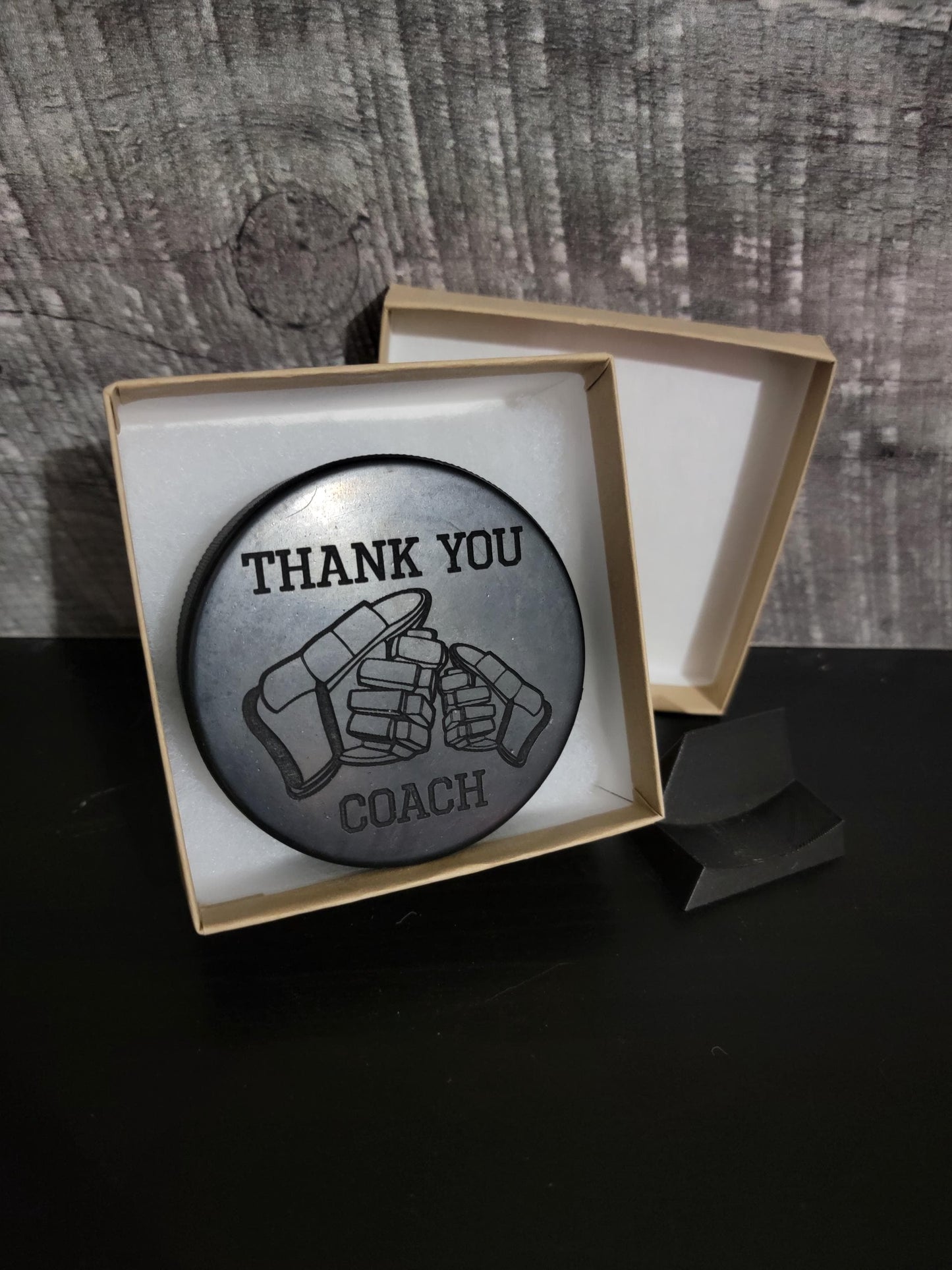 Thank you Coach, Hockey Coach Gift, Coach Gift, Engraved Puck, Coach Thank you. Hockey Puck, Hockey Puck Engraved, Hockey Coach Thank you