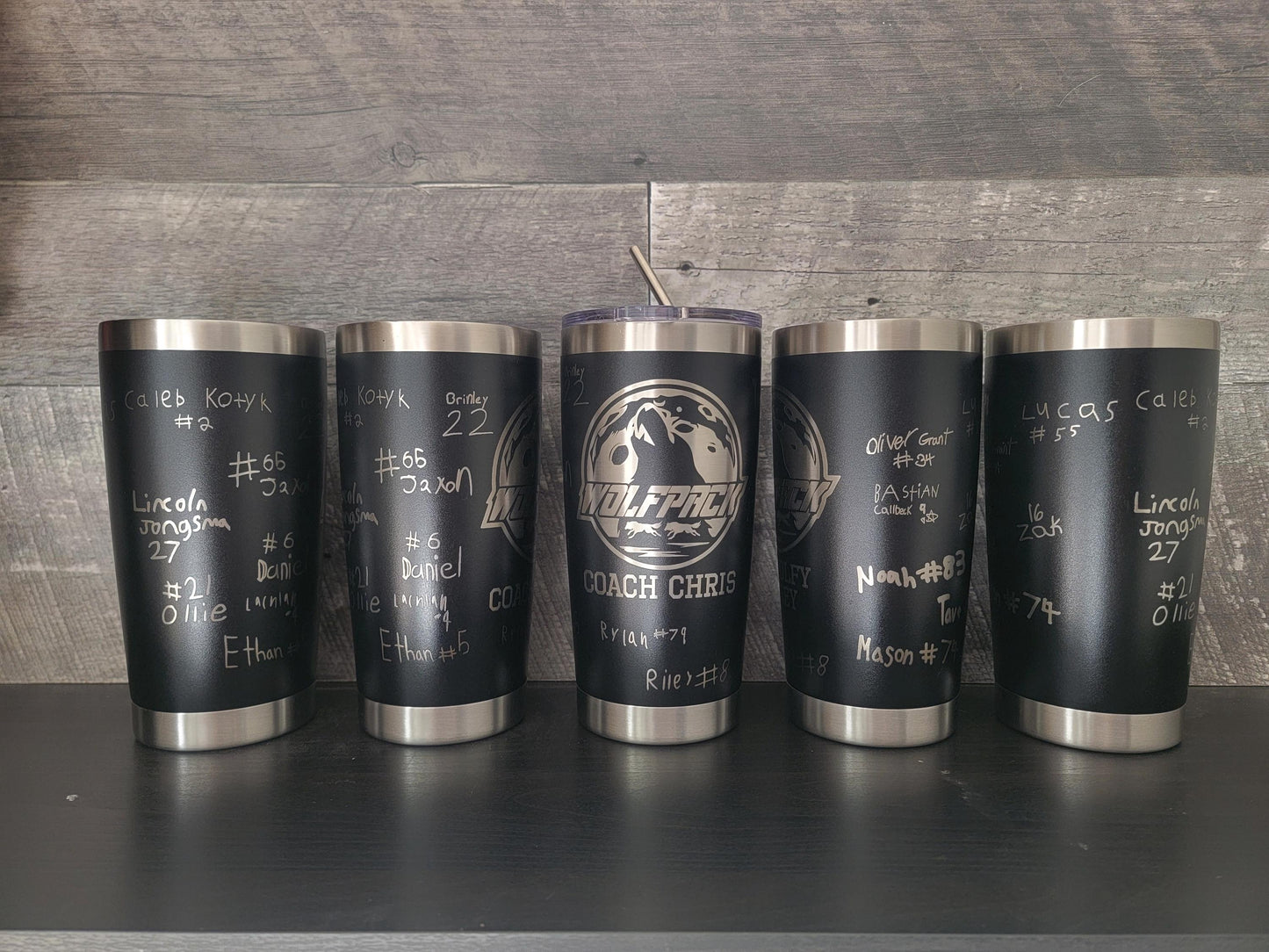 Thank you Coach Engraved Tumbler, Thank you Manager, Signed, Signature cup, engraved rambler, coach gifts, kids player signatures, custom