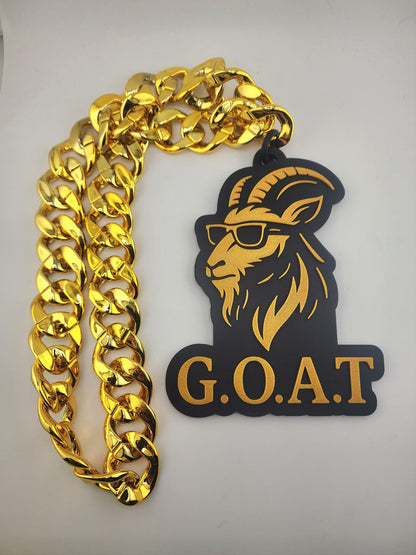 BIG CHAIN GOAT Sports Logo Necklace | Hype Chain Award | Pucks Canada