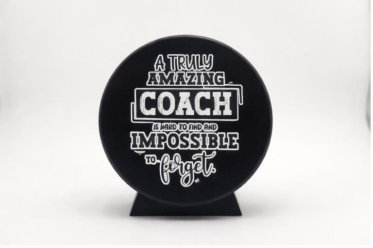 Thank you Coach, Hockey Coach Gift, Coach Gift, Engraved Puck, Coach Thank you. Hockey Puck, Hockey Puck Engraved, Hockey Coach Thank you