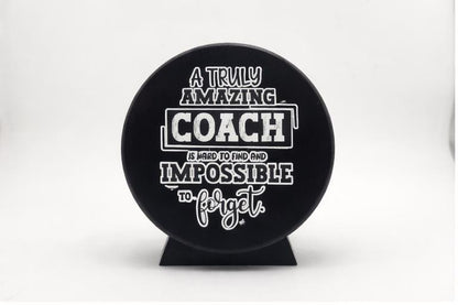 Thank you Coach, Hockey Coach Gift, Coach Gift, Engraved Puck, Coach Thank you. Hockey Puck, Hockey Puck Engraved, Hockey Coach Thank you
