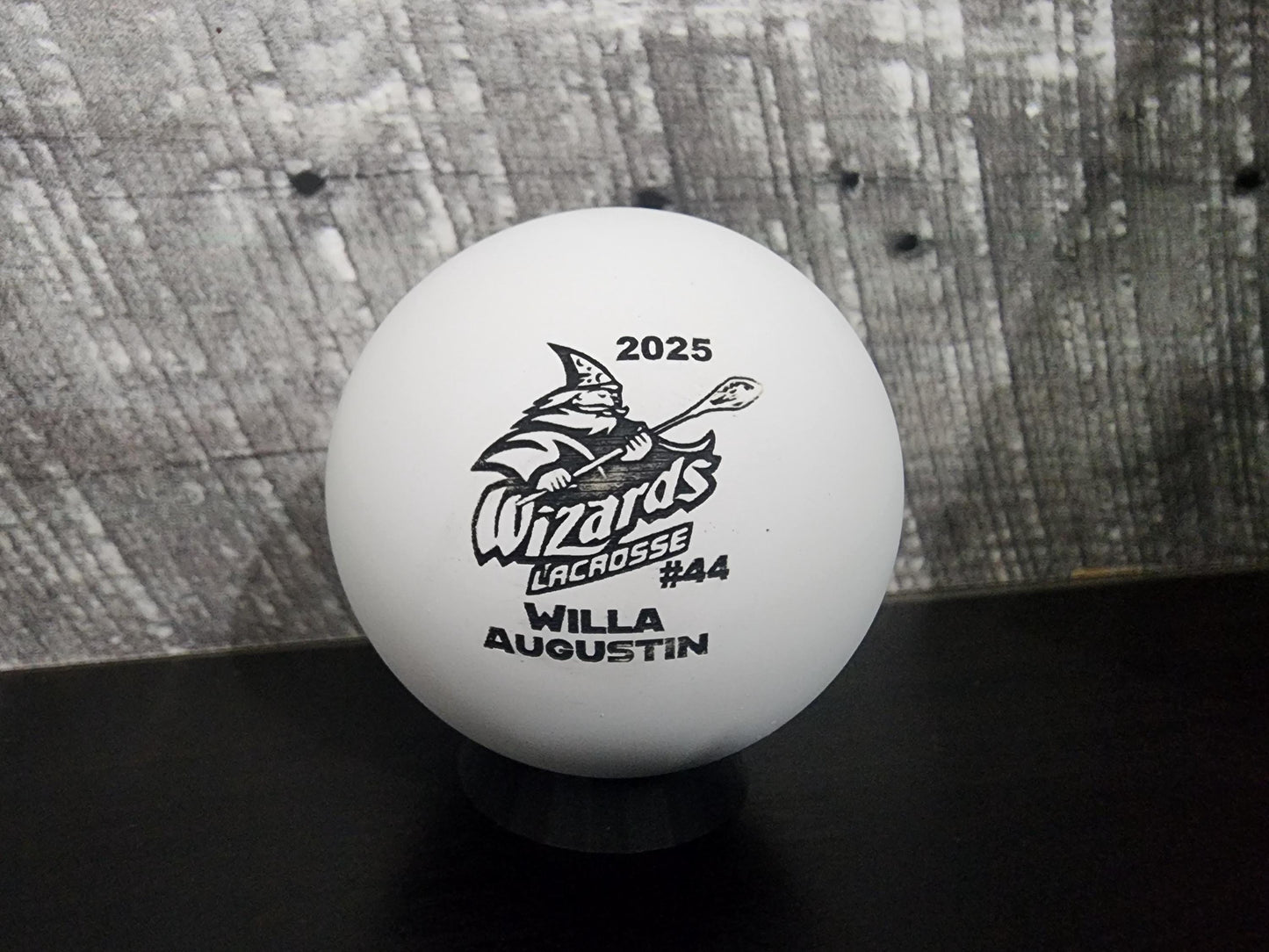 Custom Engraved Lacrosse Ball | Paint Filled | MVP & Team Gift | Pucks Canada