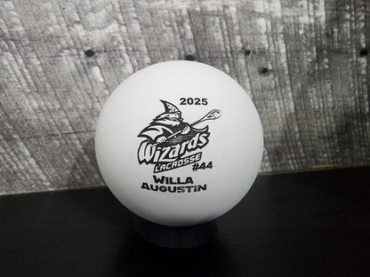 Custom Engraved Lacrosse Ball | Paint Filled | MVP & Team Gift | Pucks Canada