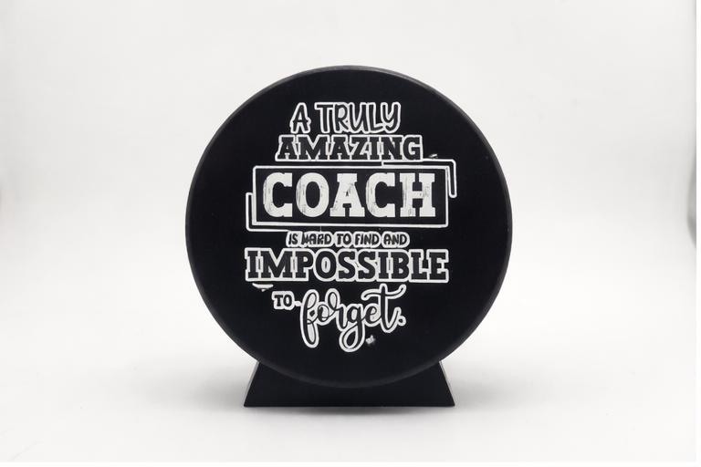 Thank you Coach, Hockey Coach Gift, Coach Gift, Engraved Puck, Coach Thank you. Hockey Puck, Hockey Puck Engraved, Hockey Coach Thank you