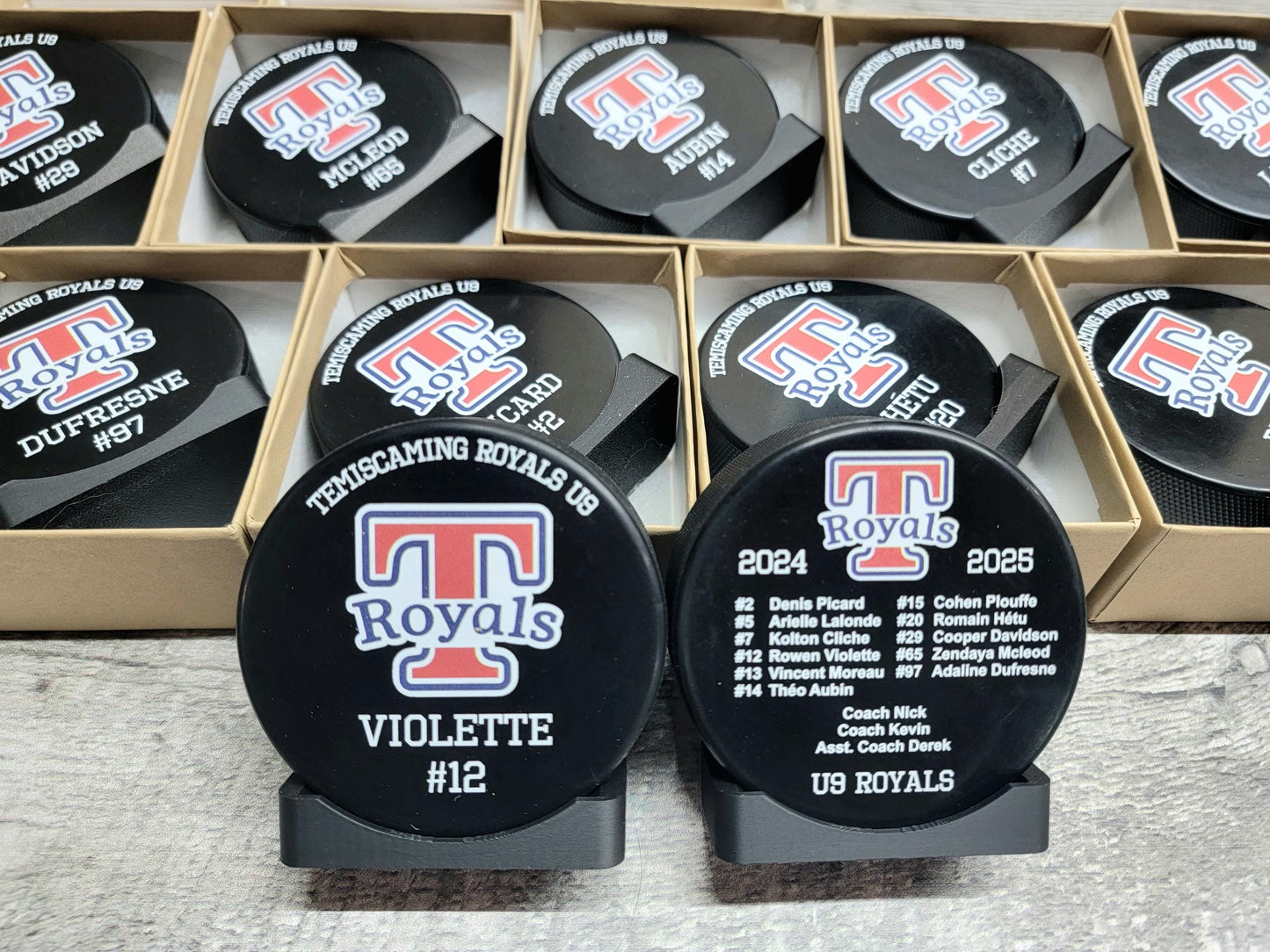 Custom UV-Printed Hockey Puck | Personalized Team Gift & Keepsake | Pucks Canada