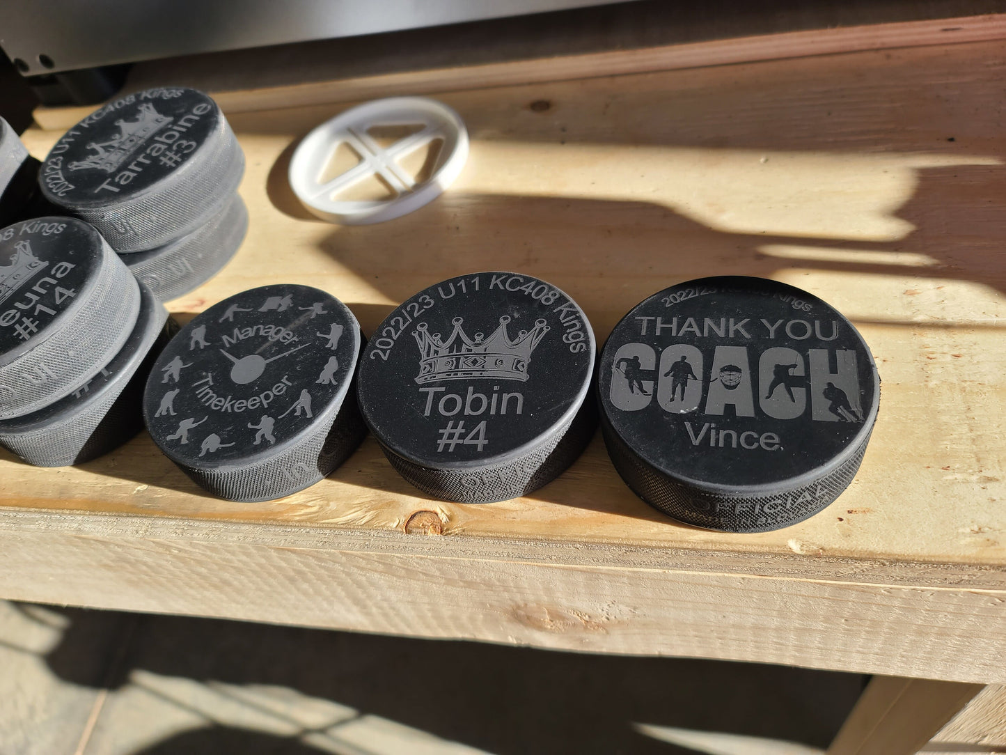 Custom Engraved Hockey Puck