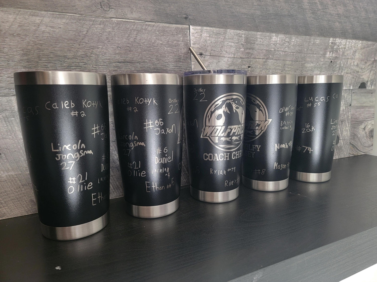 Thank you Coach Engraved Tumbler, Thank you Manager, Signed, Signature cup, engraved rambler, coach gifts, kids player signatures, custom