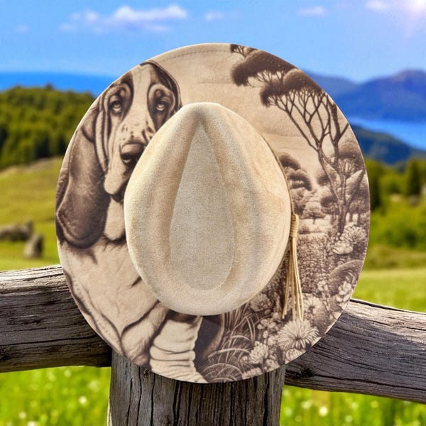 Custom Engraved Cowboy Cowgirl Hat