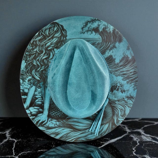 Custom Engraved Cowboy Cowgirl Hat