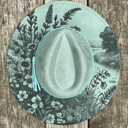 Custom Engraved Cowboy Cowgirl Hat